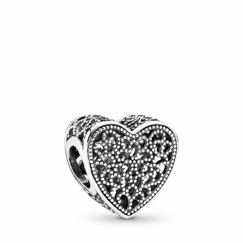 Pandora Australia Filled with Romance Charm - Sterling Silver | UKVNCT096